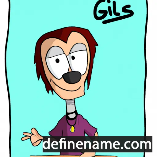 cartoon of the name Gils