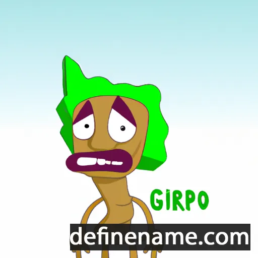 cartoon of the name Ginepro