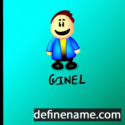 cartoon of the name Giniel