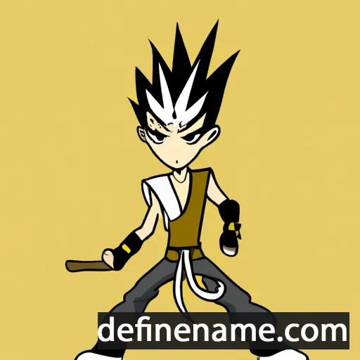 cartoon of the name Ginji