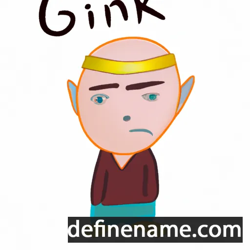 cartoon of the name Ginkin