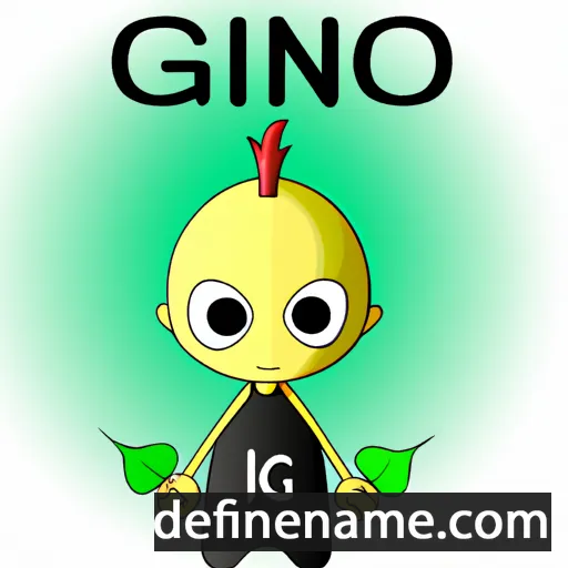 cartoon of the name Ginko