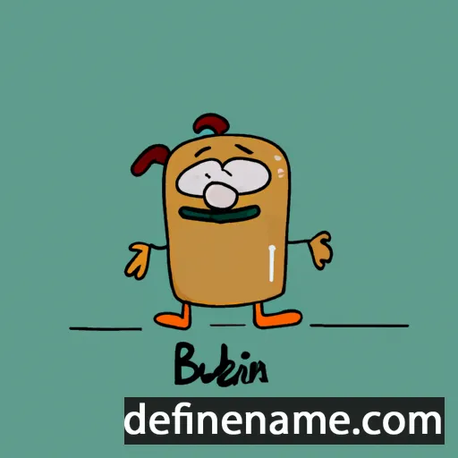 cartoon of the name Giobúin