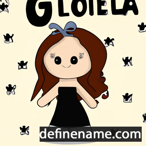 cartoon of the name Gioela