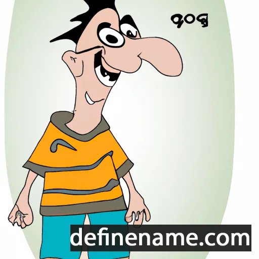 cartoon of the name Giorgi