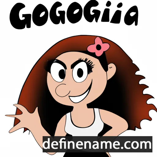 cartoon of the name Giorgoula