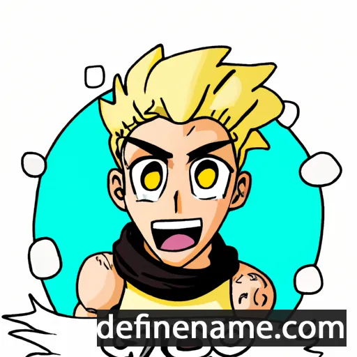 cartoon of the name Giorno