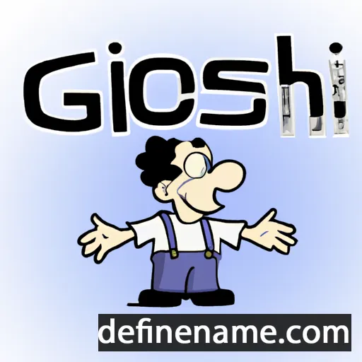 cartoon of the name Giosch