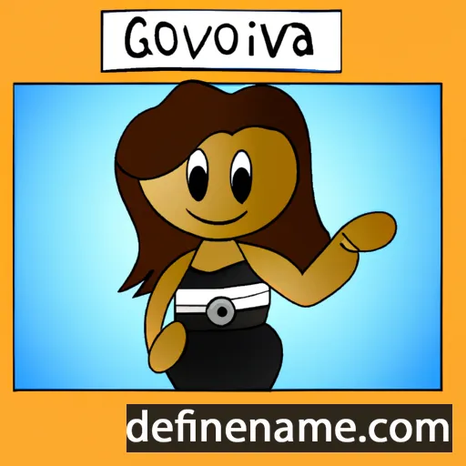 cartoon of the name Giovanca