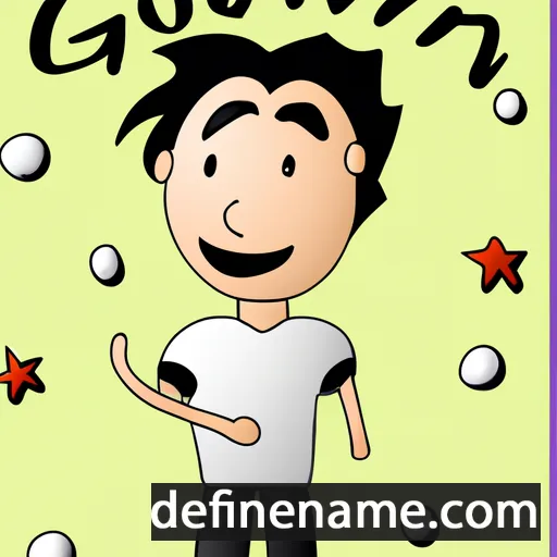 cartoon of the name Giovani