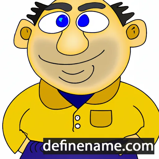 cartoon of the name Giovanne