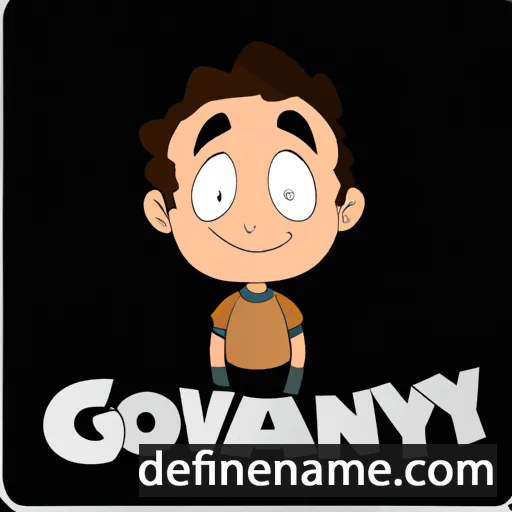 cartoon of the name Giovanny