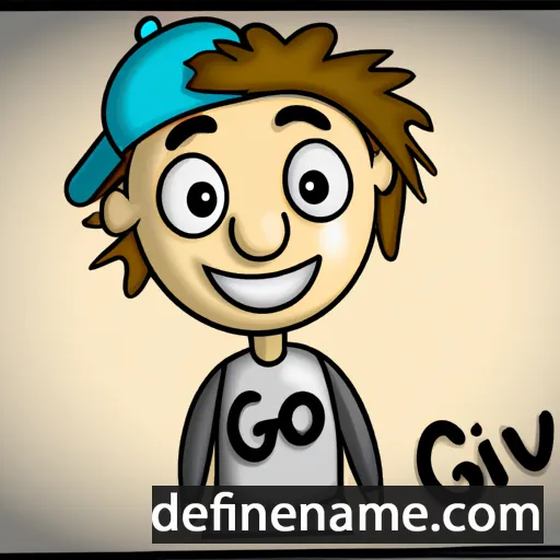 cartoon of the name Giovi