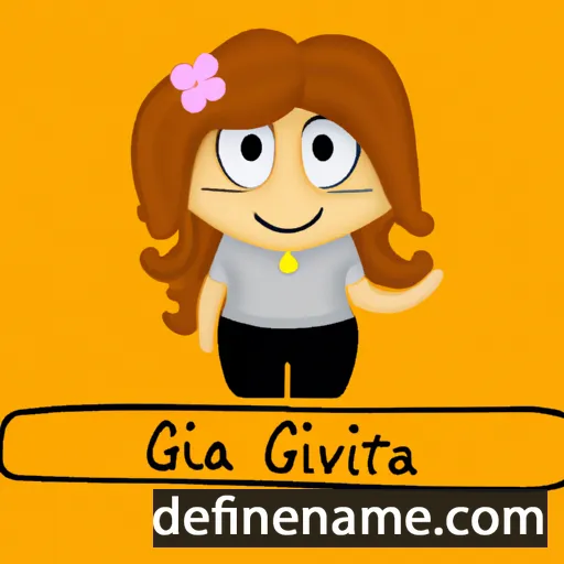 cartoon of the name Giovita