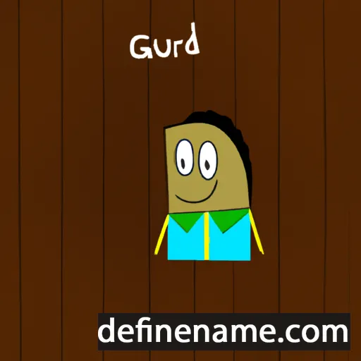 cartoon of the name Giraud