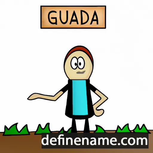 cartoon of the name Girauda