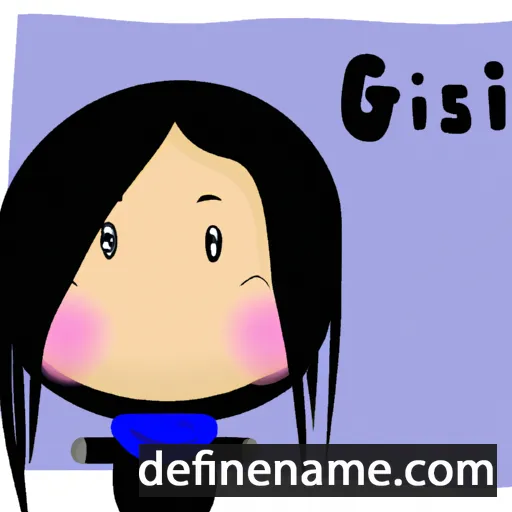 cartoon of the name Gísi