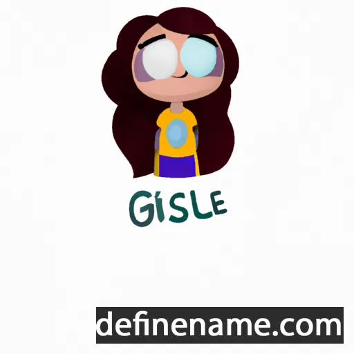 cartoon of the name Gísley