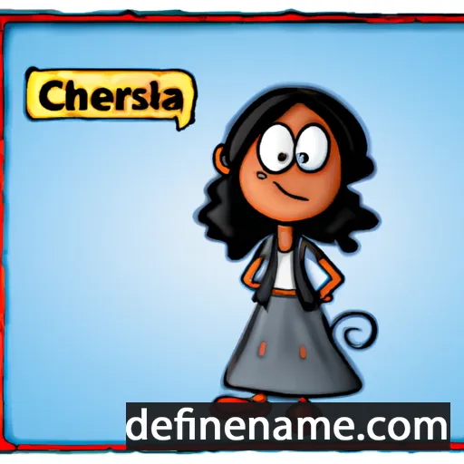 cartoon of the name Gireesha