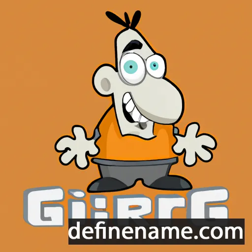 cartoon of the name Gireg