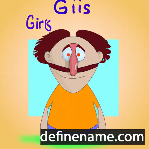 cartoon of the name Girgis