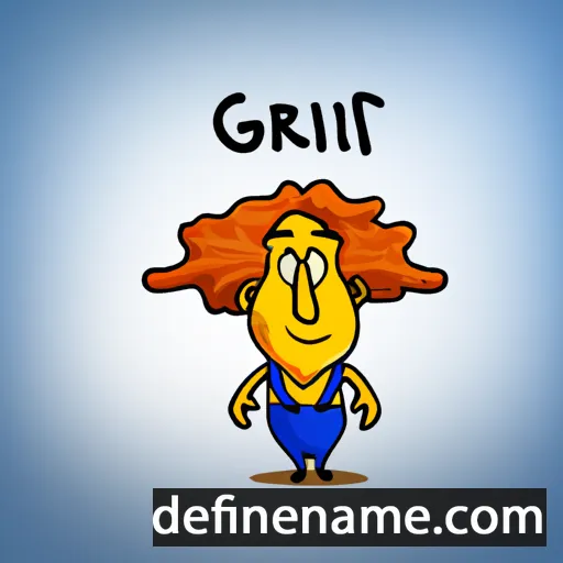 cartoon of the name Girolmu