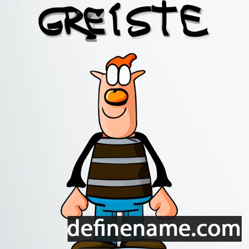 cartoon of the name Girste