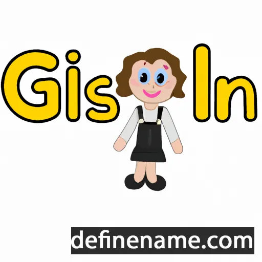 cartoon of the name Giselijn