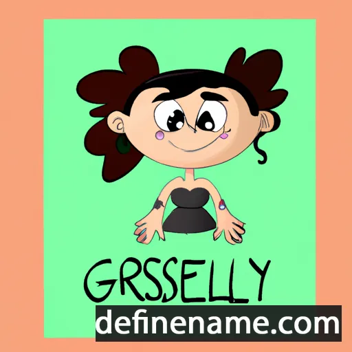 cartoon of the name Giselly