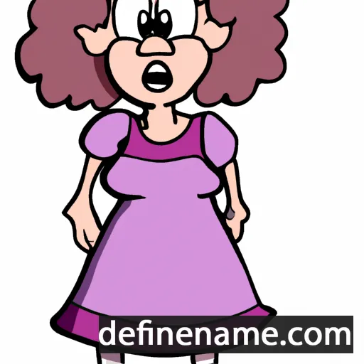 cartoon of the name Giseltrude