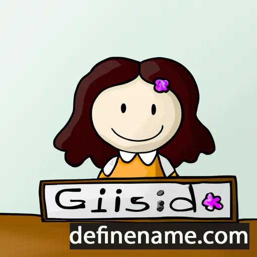 cartoon of the name Gisilda