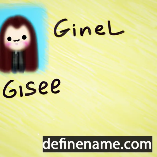 Gisleine cartoon