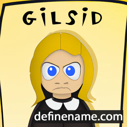 cartoon of the name Gislinde