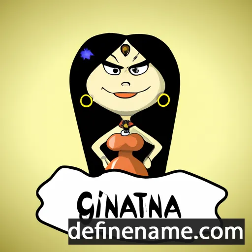 cartoon of the name Gitana