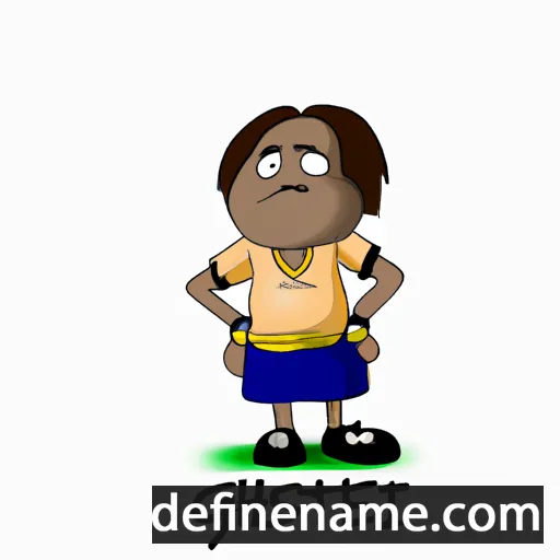 cartoon of the name Gitshe