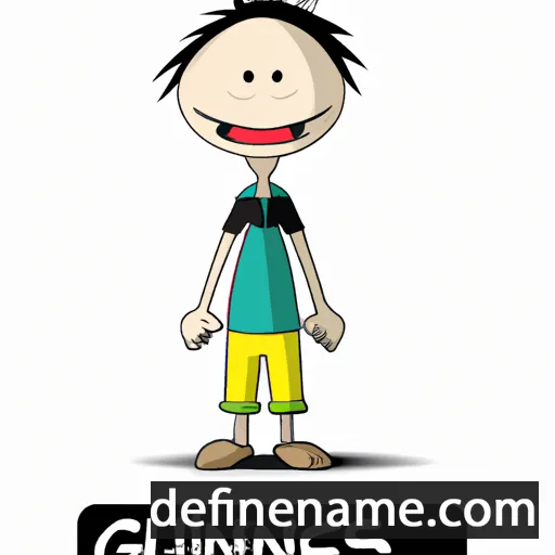 cartoon of the name Giuannes