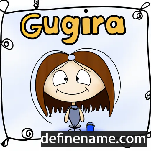 cartoon of the name Giurgia