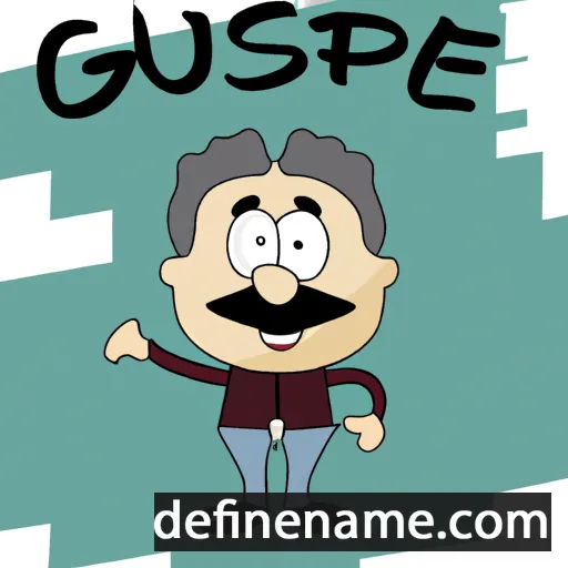 cartoon of the name Giusepe