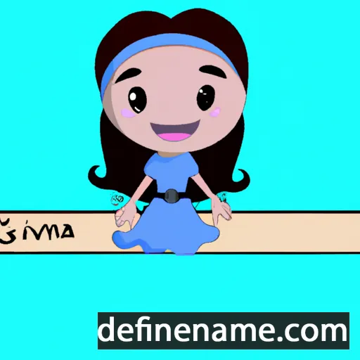 cartoon of the name Givanna