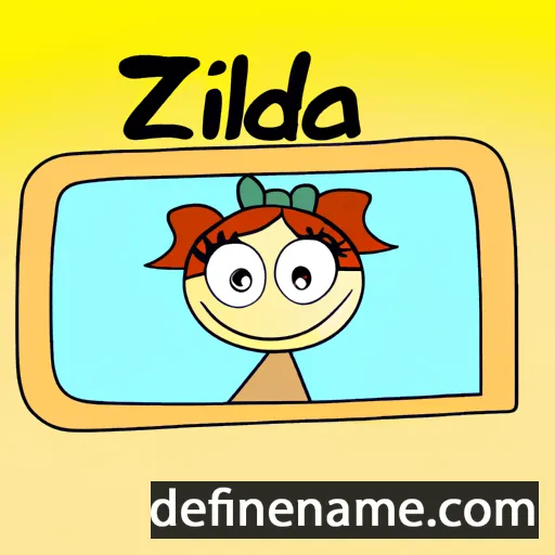 cartoon of the name Gizelda