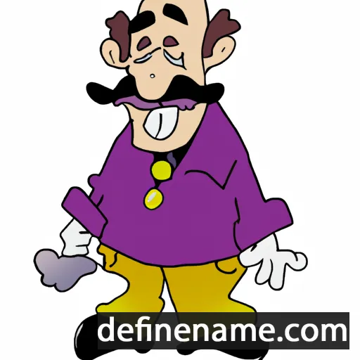 cartoon of the name Gjeç