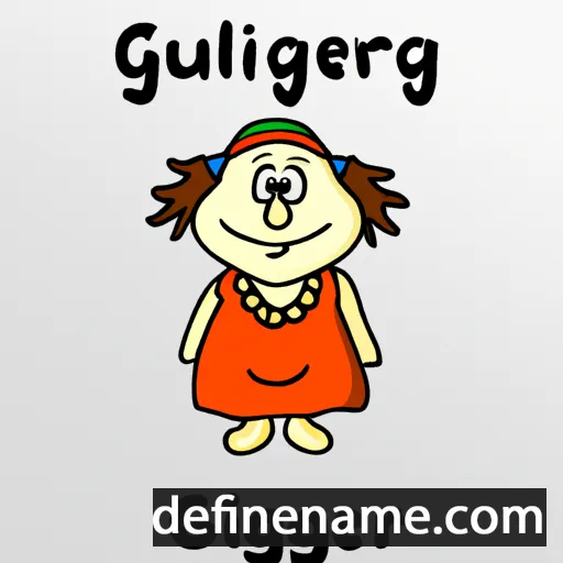 cartoon of the name Gjerlaug