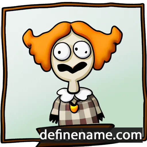 cartoon of the name Gjertrud