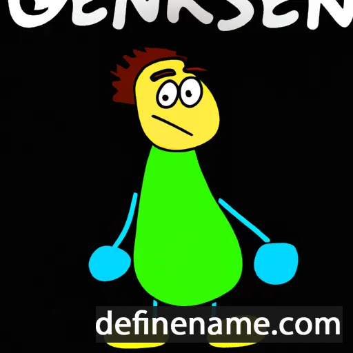 cartoon of the name Gjesken