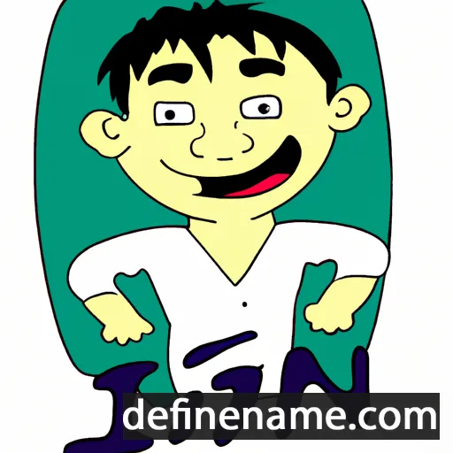 cartoon of the name Gjin