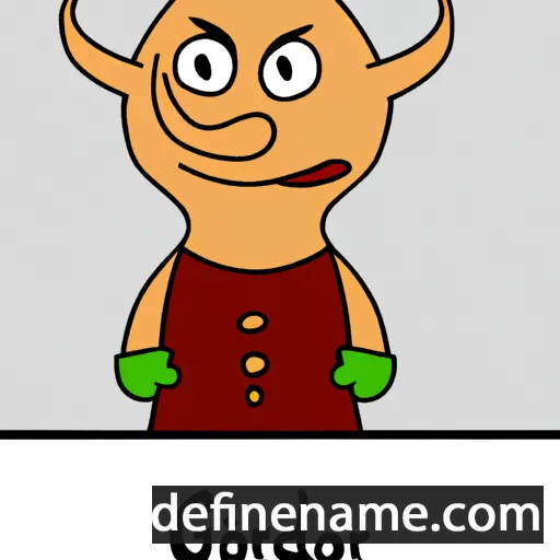 cartoon of the name Gjørid