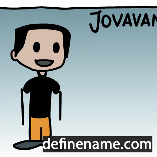 cartoon of the name Gjovani