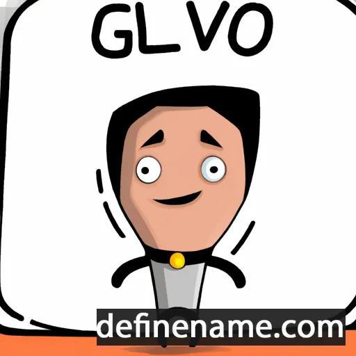 cartoon of the name Glàvco