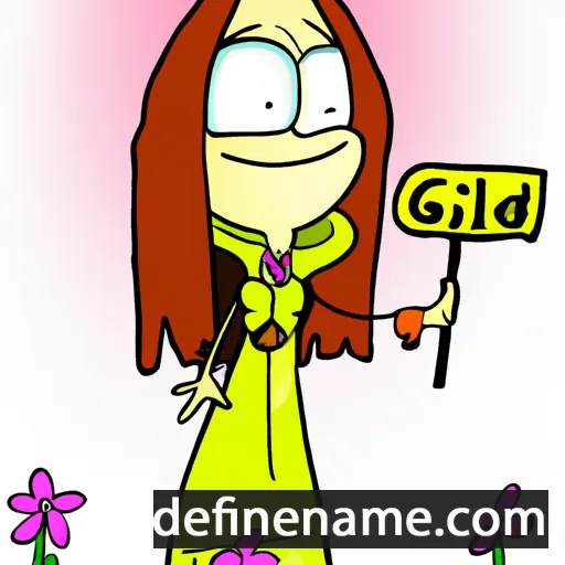 cartoon of the name Gladi