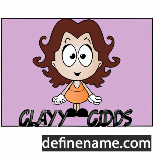 cartoon of the name Gladyss